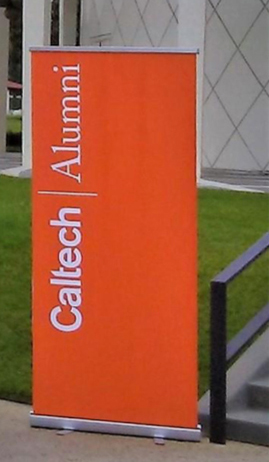Caltech Alumni banner at the 2018 Reunion and Seminar Day