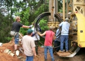 Geothermal ground loop installation